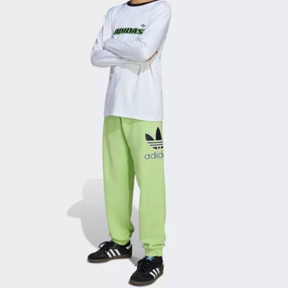 adidas Kids' Big Logo Oversized Sweatpants Size L